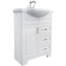 Фото 1Marka У94488 Тумба Прованс New 65Н 3в.я. 1д. Белый глянец