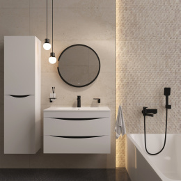 Зеркало Iddis Optima Home, черное, 60 см (OPH60B0i98)