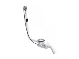 Фото Слив-перелив для ванны, Viega, Rotaplex, цвет-белый/хром