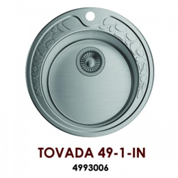 Кухонная мойка Omoikiri Tovada 49-IN (4993006) нержавеющая сталь