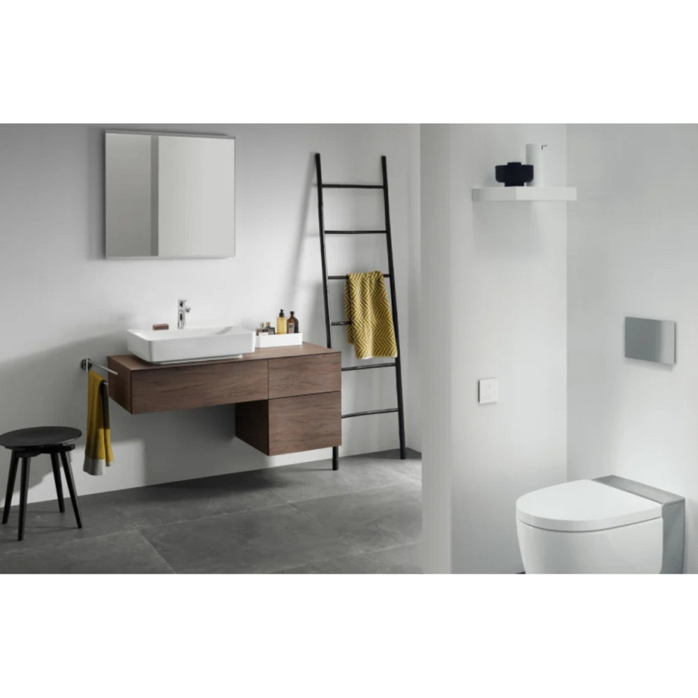 Тумба под раковину Geberit VariForm 501.174.00.1, 120 см, с сифоном, цвет пекан