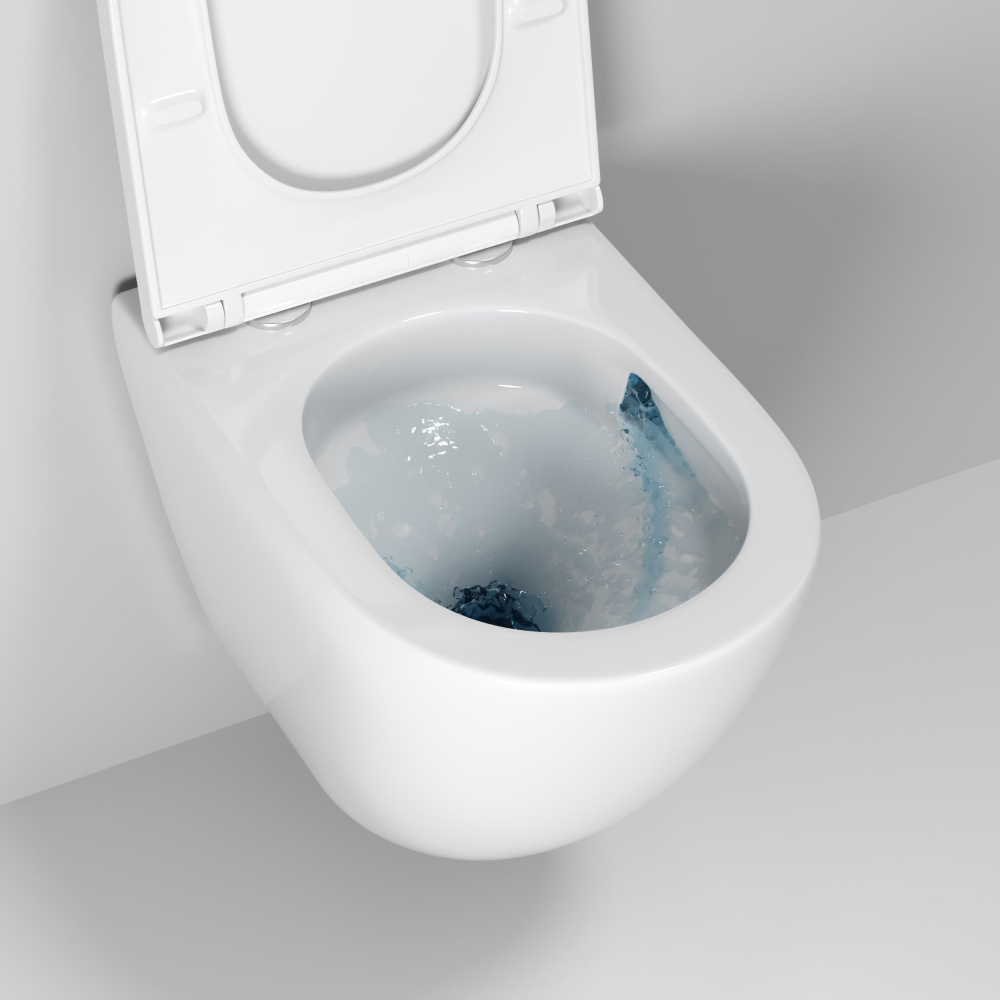 Унитаз подвесной Grossman (GR-4483SQ) белый глянцевый