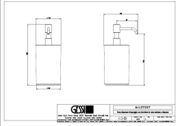 Дозатор жидкого мыла Gessi Riflessi Trasparenze (37337#031) хром