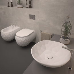 Подвесной унитаз с функцией биде Bien Pent PNKA052N1VP1W3000 44.5 x 52 x 34 см безободковый, сиденье