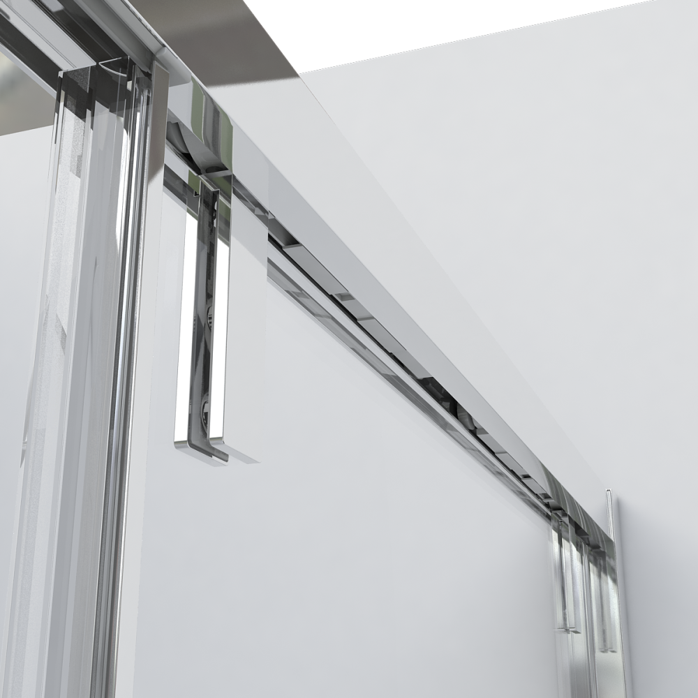 Душевой уголок Vincea Lugano (VSR-1L8012CLB-1) черный