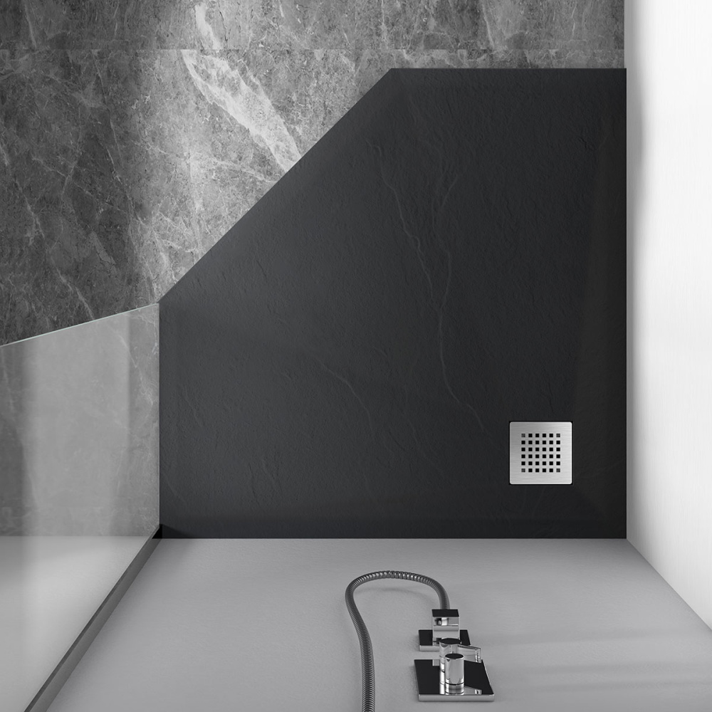 Фото Поддон для душа Vincea (VST-4SP1010A) антрацит