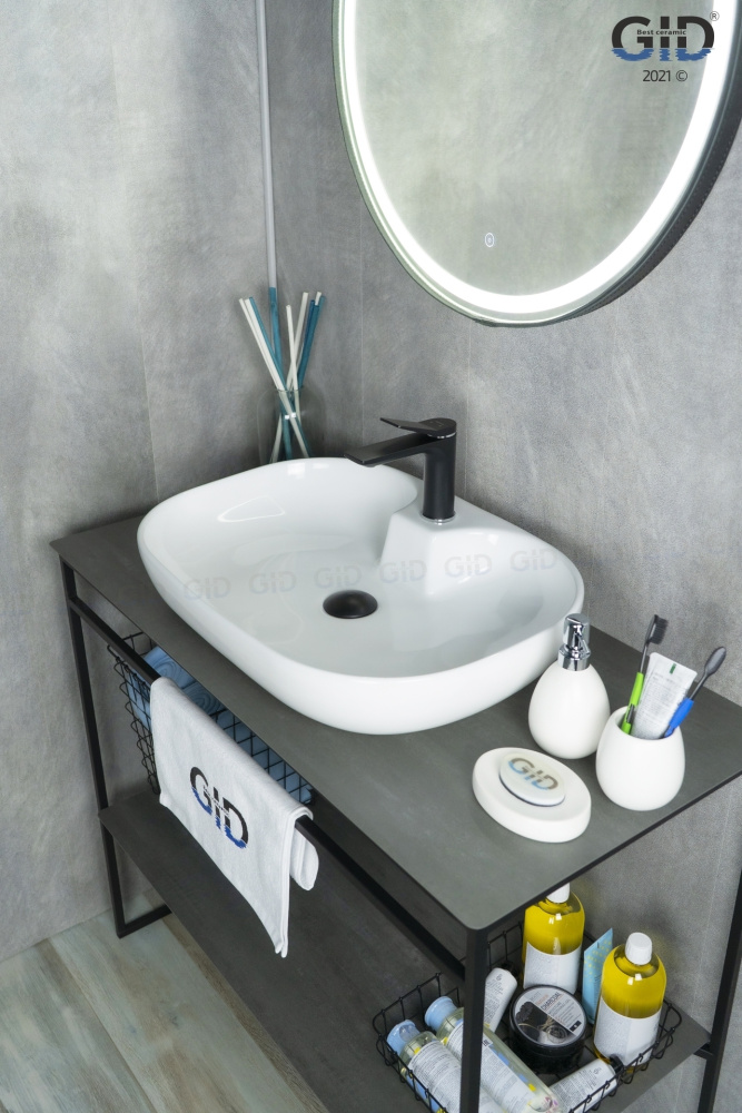 Фото Раковина накладная Gid N9446b