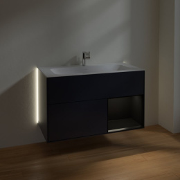 Villeroy Boch Finion G040PHHG Тумба под раковину 996х498 мм (glossy black/midnight blue matt)
