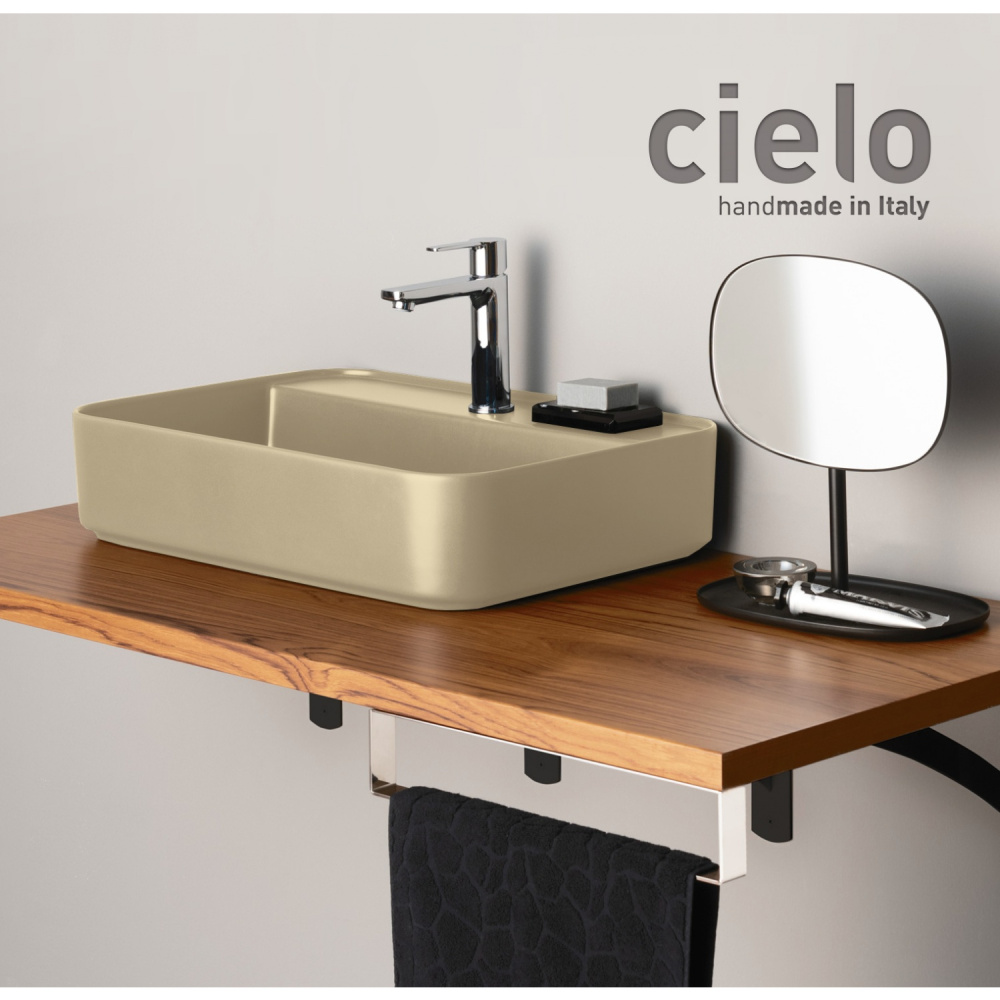 Ceramica CIELO Shui Comfort SHCOLARF LN Раковина для ванной комнаты 60*43 см, подвесная - накладная 