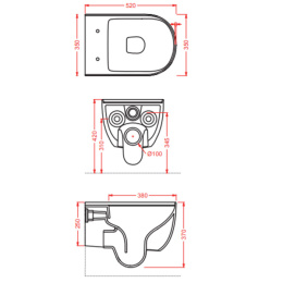 Унитаз подвесной ArtCeram The one (THV001 15 00)