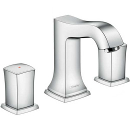 Смеситель для раковины на 3 отверстия 31304000 Hansgrohe Metropol Classic (хром)