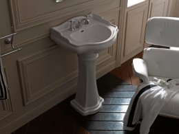 Раковина Kerasan Retro 104501*3, под смеситель на 3 отв., 56*46,5 см