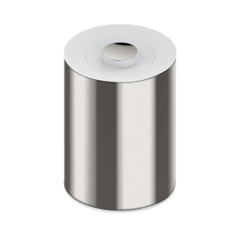 Фото Ведро для мусора KEUCO PLAN 04989010051 хром/белый