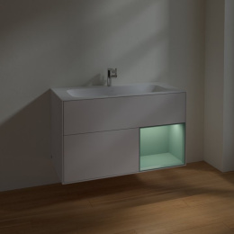 Villeroy Boch Finion F040GMGF Тумба под раковину 996х498 мм (olive matt/glossy white)