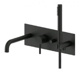 Фото Смеситель для ванны Paffoni Light LIG001NO Черный матовый