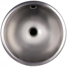 Фото Раковина Nofer 40 13030.RS Нержавеющая сталь матовая