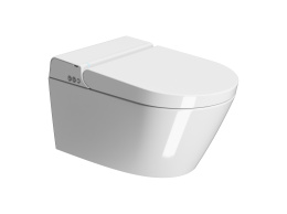 Подвесной умный безободковый унитаз GSI WClean 7418K11 с модулем электронного биде и сиденьем