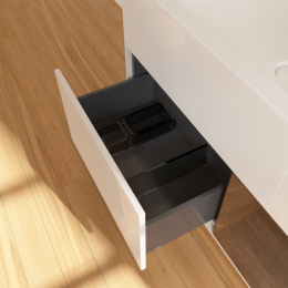 Villeroy Boch Finion F040GNGF Тумба под раковину 996х498 мм (walnut veneer/glossy white)