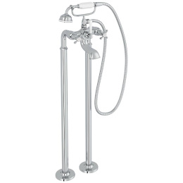 Фото Напольный смеситель Jacob Delafon Cleo 1889, E24314-CP для ванны и душа, хром