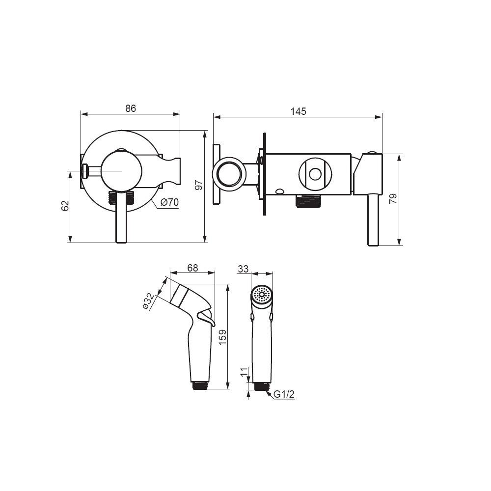 Фото Смеситель Damixa Option (211000000) хром