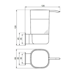 Диспенсер для жидкого мыла A9140AA Ideal Standard Softmood (хром)