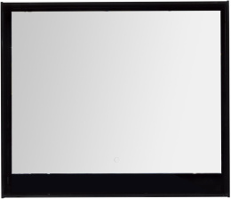 Фото Зеркало с LED подсветкой Aquanet Милан (00306375) Черный