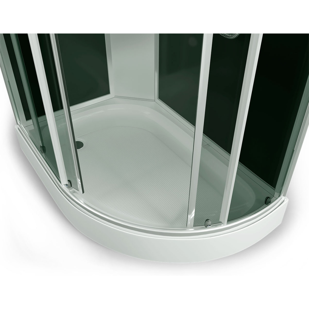 Душевая кабина 120x80x215 Erlit (ER4512PL-C4) , Поддон низкий