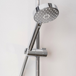 Фото Душевая система Jacob Delafon Atom E26237-CP с термостатом Хром