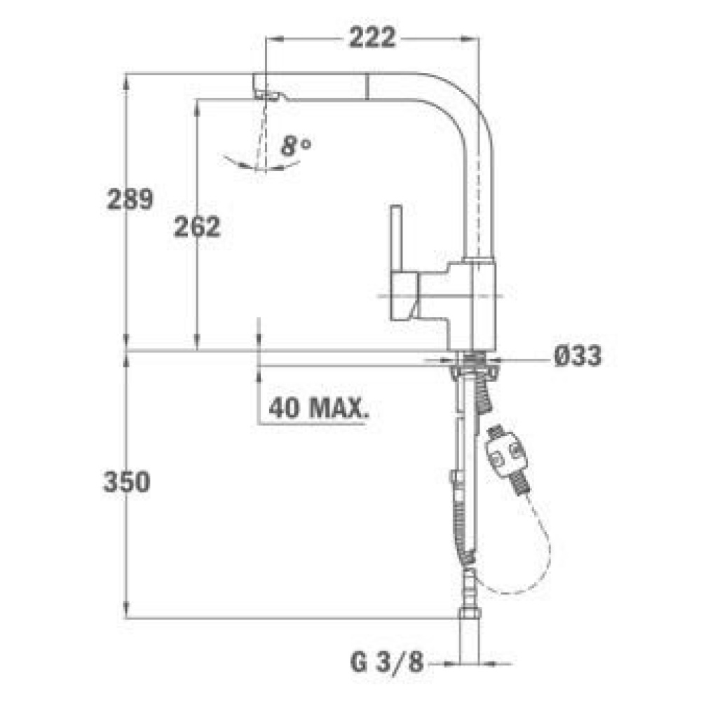 Фото Teka ARK 23938120FB Смеситель для мойки