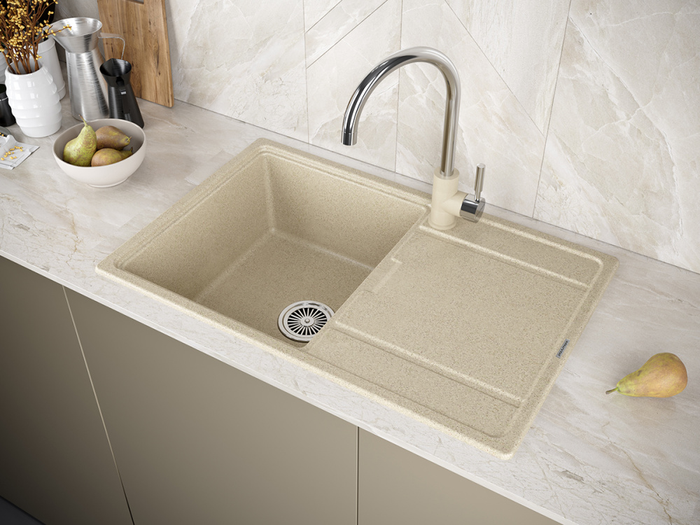 Фото Мойка для кухни Paulmark Flugen (PM217850-BE) бежевый