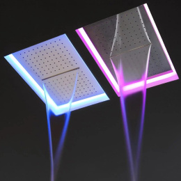 Фото Antonio Lupi Meteo METEO2C.BAL Встраиваемый верхний душ, 52x35x11см, с LED подсветкой, цвет: зеркаль