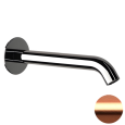Излив настенный 19 см Remer X Style 91XLRP, медь брашированная