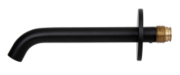 Remer X STYLE 91XNO Излив для встраиваемого смесителя (L=165mm) черный матовый