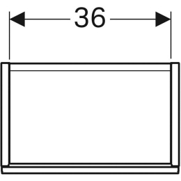 Тумба под раковину Geberit Acanto 500.607.JL.2, 39,5 см, с сифоном, цвет песочно-серый
