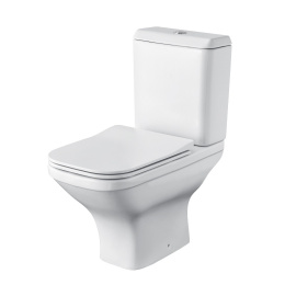 Фото SANTEK 1.WH50.1.573 Лайн Rimless унитаз-компакт безободковый