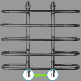 Водяной полотенцесушитель Energy Aero 100х60