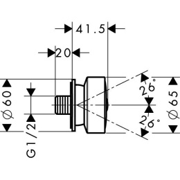 Боковая форсунка 28464000 Axor