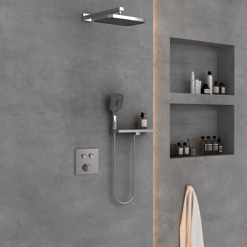 Фото Душевой комплект Vincea (VSFW-4211RCH) хром