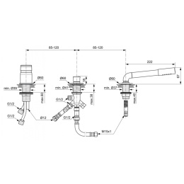 Смеситель Ideal Standard Tonic II на борт ванны, хром, A6349AA