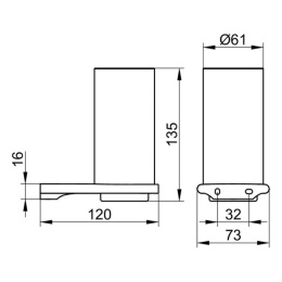Держатель стакана Keuco Edition 400 11550039000