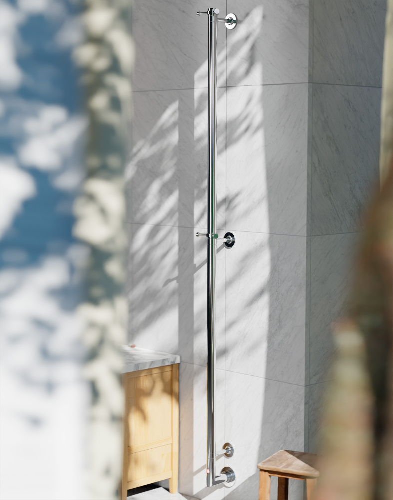 Фото Полотенцесушитель электрический Margaroli Acrobaleno 616X 616XCRB-1650, хром