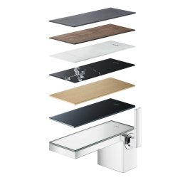 Фото Панель для смесителя Axor MyEdition 47908000, 15 см, черный орех