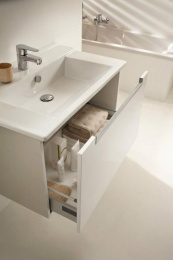 Тумба под раковину Jacob Delafon Struktura 120 см, EB1287-N14, серый антрацит