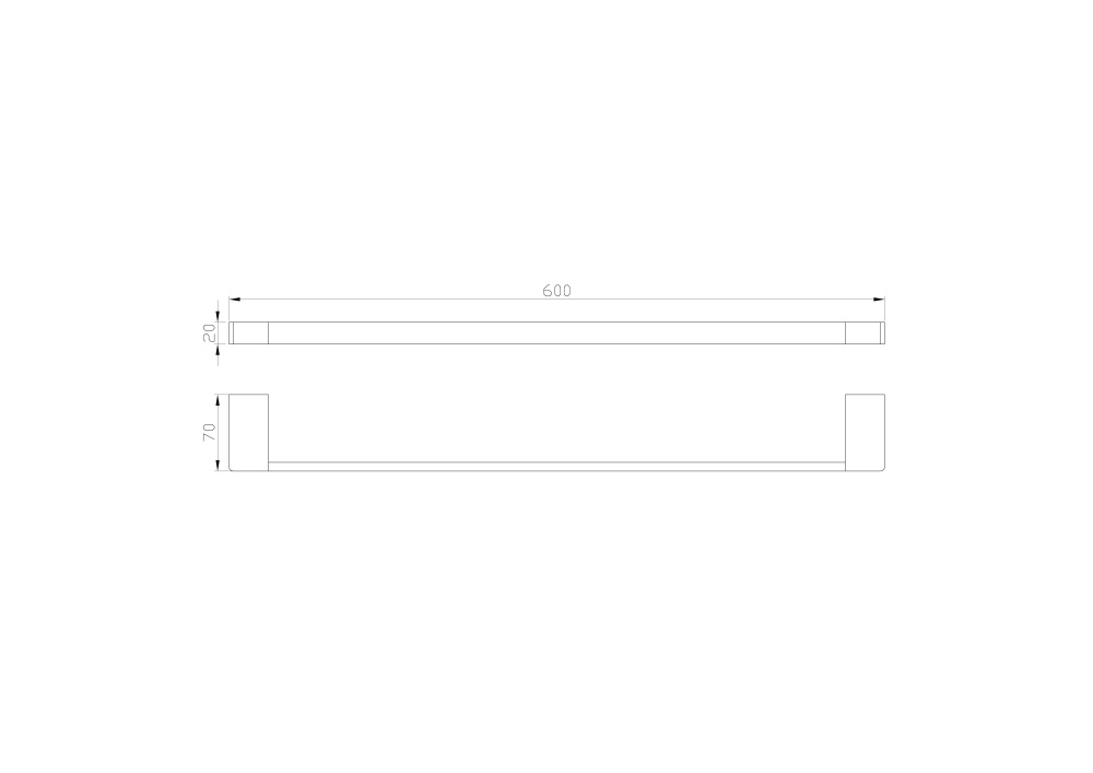 Фото Вешалка для полотенец Wonzon&Woghand (WW-9512) Хром