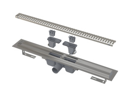 Водоотводящий желоб AlcaPlast (APZ1SMART-LINE-750) серый
