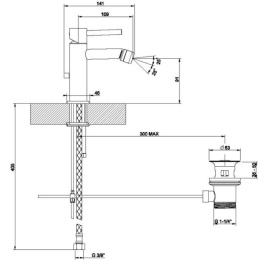 Фото Смеситель для биде Gessi Ovale (23007#031) хром