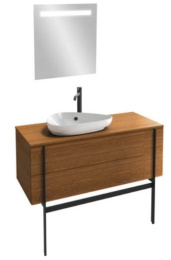 Тумба под раковину Jacob Delafon Nouvelle Vague 120 см, EB3042-G1C, белый глянцевый