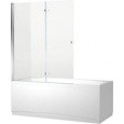 Шторка для ванны Aquanet Beta 4 NF6222-hinge, прозрачное стекло