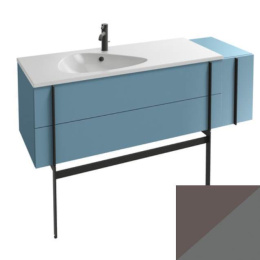 Тумба под раковину Jacob Delafon Nouvelle Vague 145 см, EB3038-M65, темно-серый/стальной