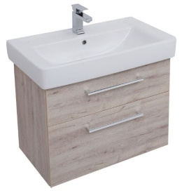 Тумба под раковину Dreja Q Max 77.0008D, 80 см, дуб кантри